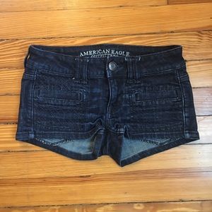 Dark Denim Shorts